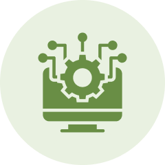 Technology & System Integration Icon